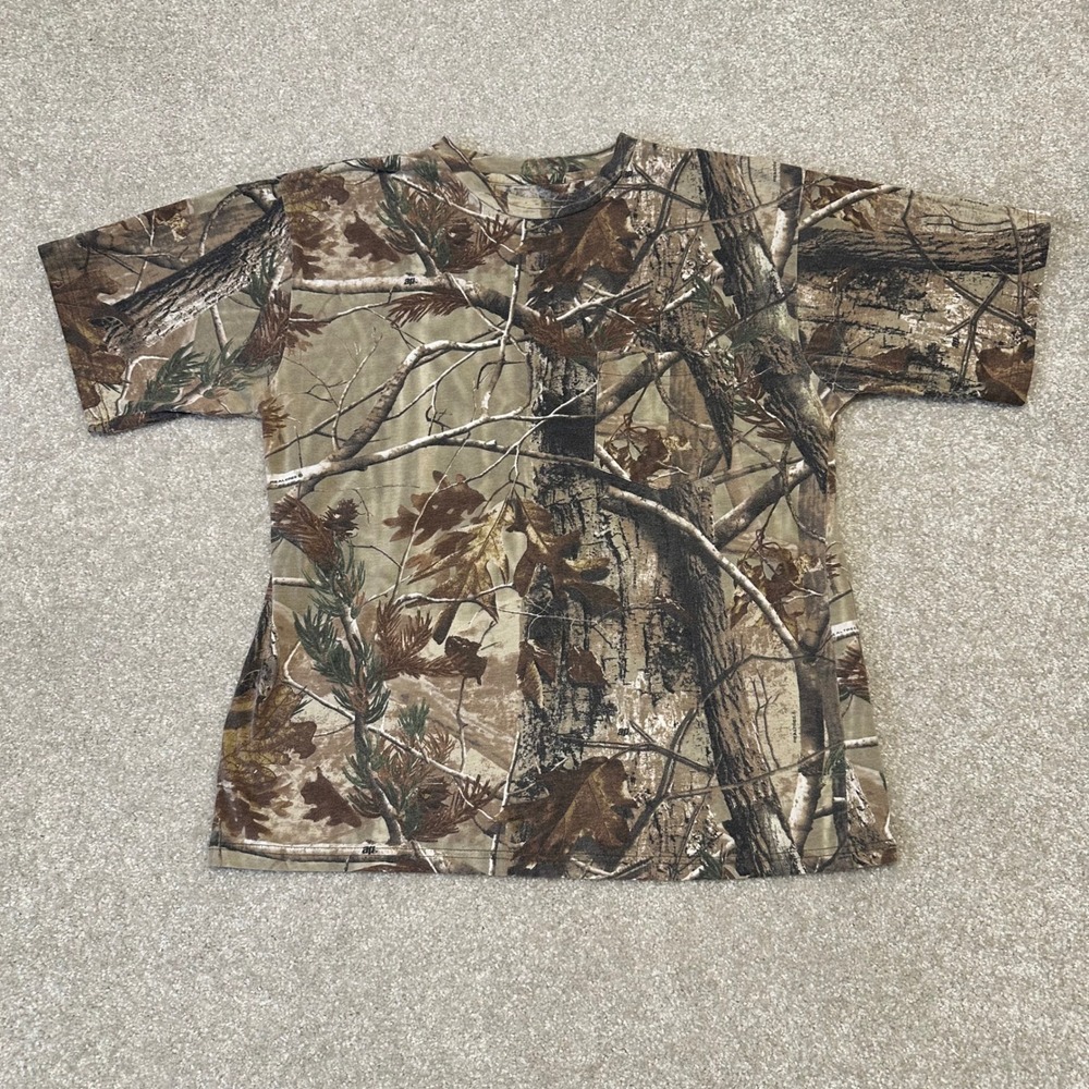Ranger Mens XL Realtree AP Camo Pocket T-Shirt Short‎ Sleeve Hunting Camouflage